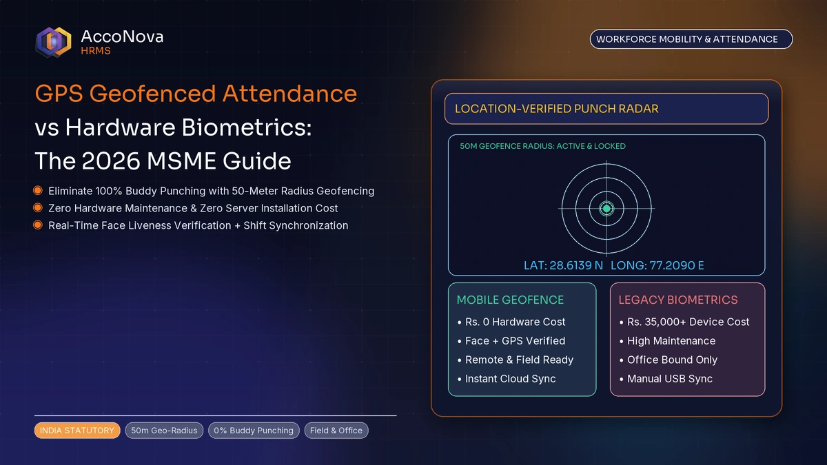 Geofenced GPS Attendance vs Biometric Machines for MSMEs